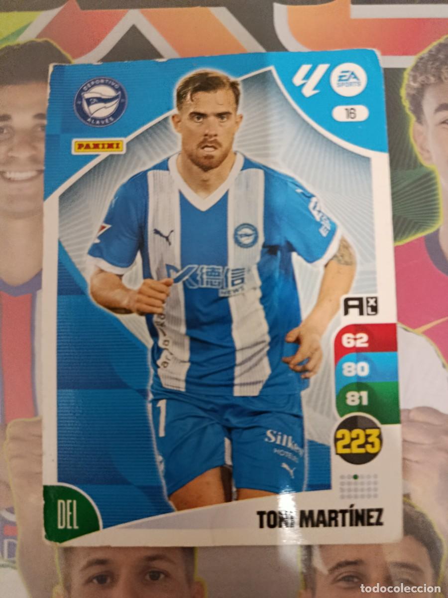 Football Stickers: Adrenalyn 24/25. 16- Toni Mart&iacute;nez. Alav&eacute;s.