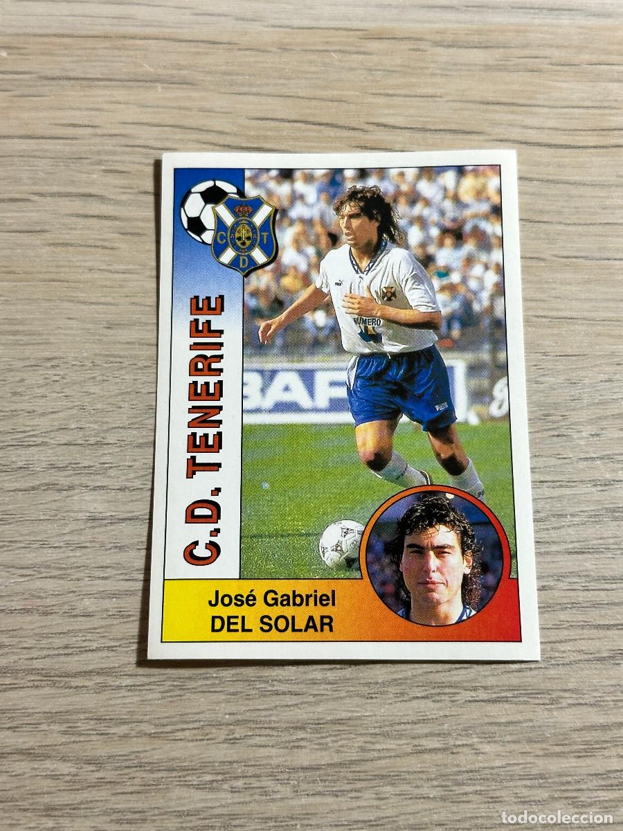 Football Stickers: DEL SOLAR TENERIFE n&ordm; 297 PANINI LIGA 94 95 CROMO SIN PEGAR NUNCA PEGADO
