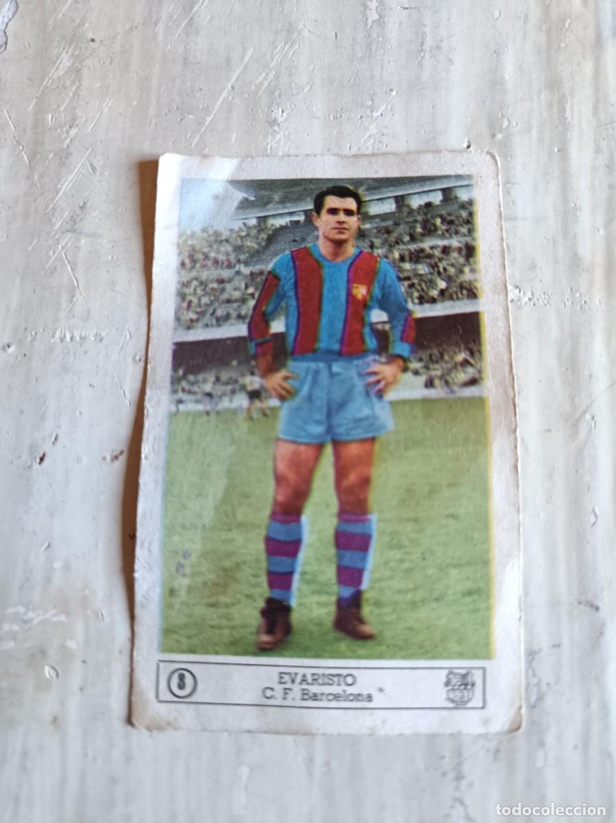 Football Stickers: 8 EVARISTO BARCELONA FERCA 1959 1960 CROMO FUTBOL LIGA 59 60
