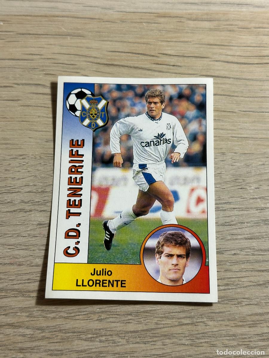 Football Stickers: LLORENTE TENERIFE n&ordm; 295 PANINI LIGA 94 95 CROMO SIN PEGAR NUNCA PEGADO
