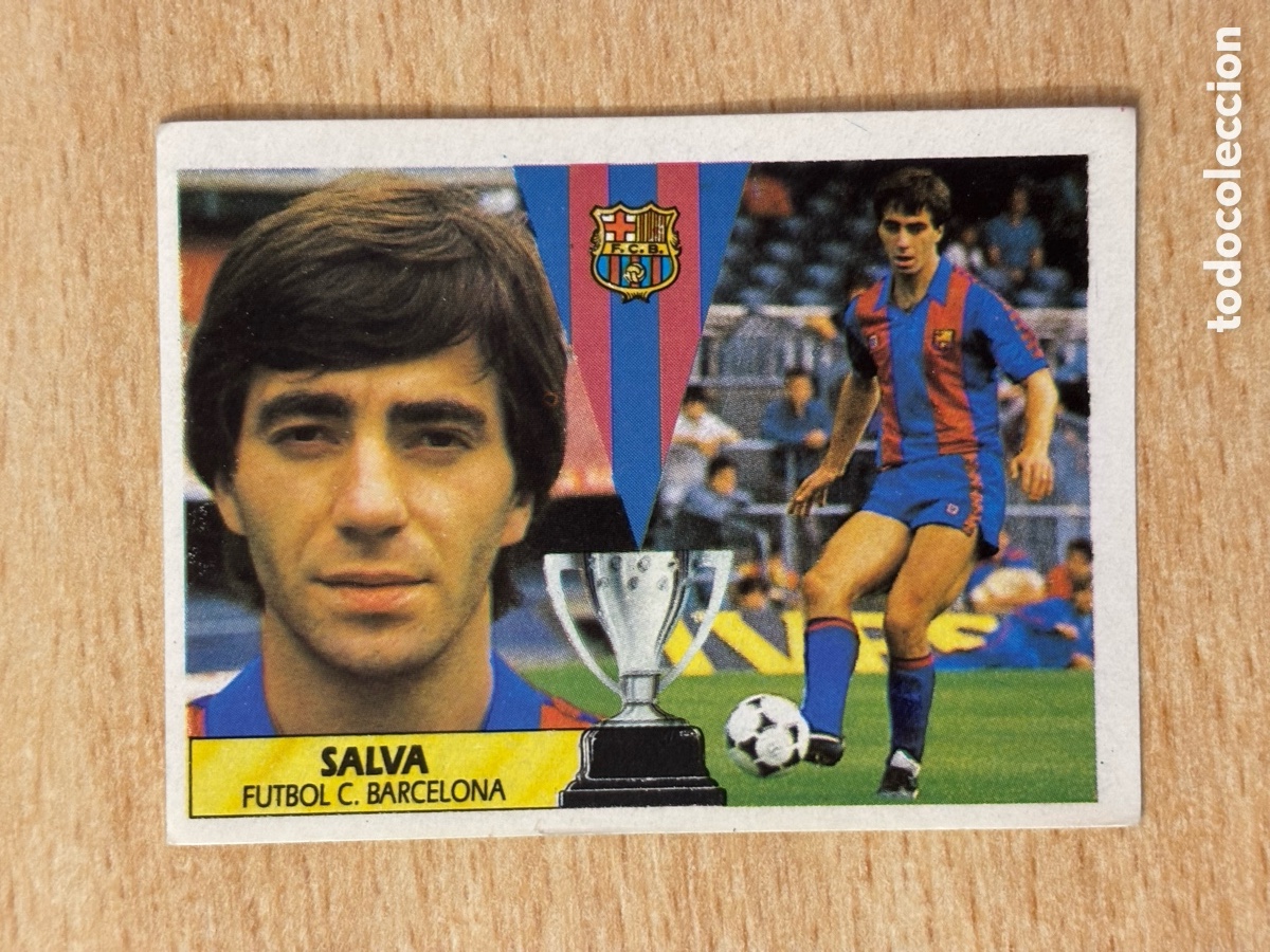 Cromos de Futebol: Salva FC Barcelona Ed. Este 87 88 sin pegar Nico