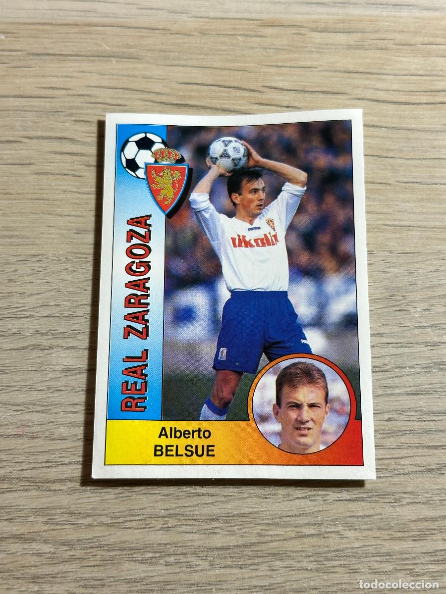 Cromos de F&uacute;tbol: BELSUE ZARAGOZA n&ordm; 345 PANINI LIGA 94 95 CROMO SIN PEGAR NUNCA PEGADO