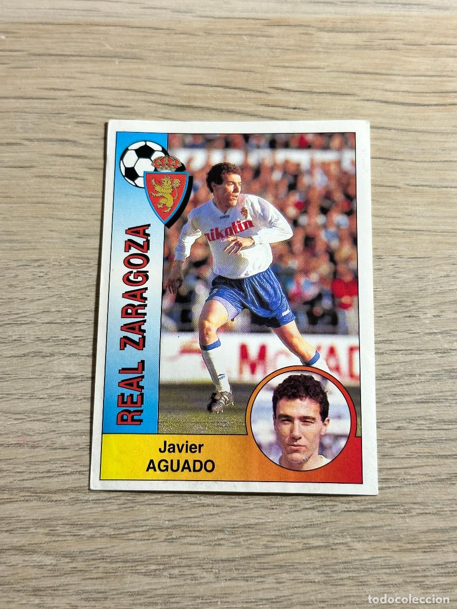 Cromos de F&uacute;tbol: AGUADO ZARAGOZA n&ordm; 348 PANINI LIGA 94 95 CROMO SIN PEGAR NUNCA PEGADO