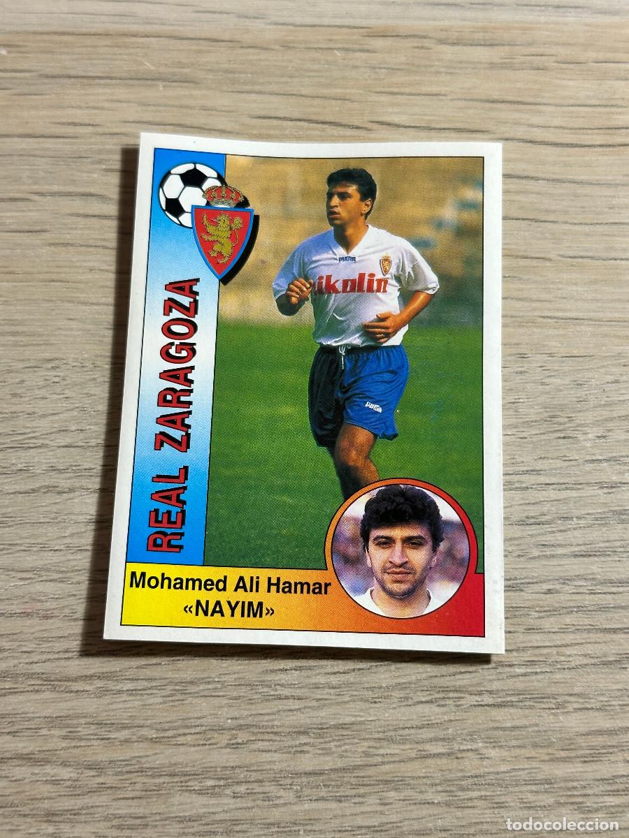 Cromos de F&uacute;tbol: NAYIM ZARAGOZA n&ordm; 354 PANINI LIGA 94 95 CROMO SIN PEGAR NUNCA PEGADO