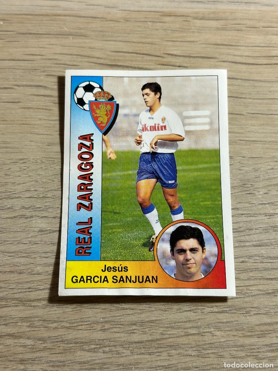 Cromos de F&uacute;tbol: GARCIA SANJUAN ZARAGOZA n&ordm; 351 PANINI LIGA 94 95 CROMO SIN PEGAR NUNCA PEGADO