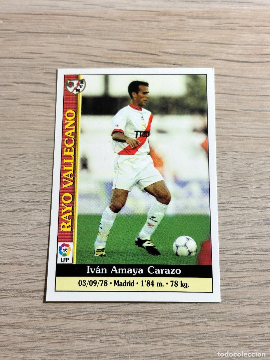 Cromos de F&uacute;tbol: AMAYA N&ordm; 558 RAYO LAS FICHAS DE LA LIGA 2000 MUNDICROMO