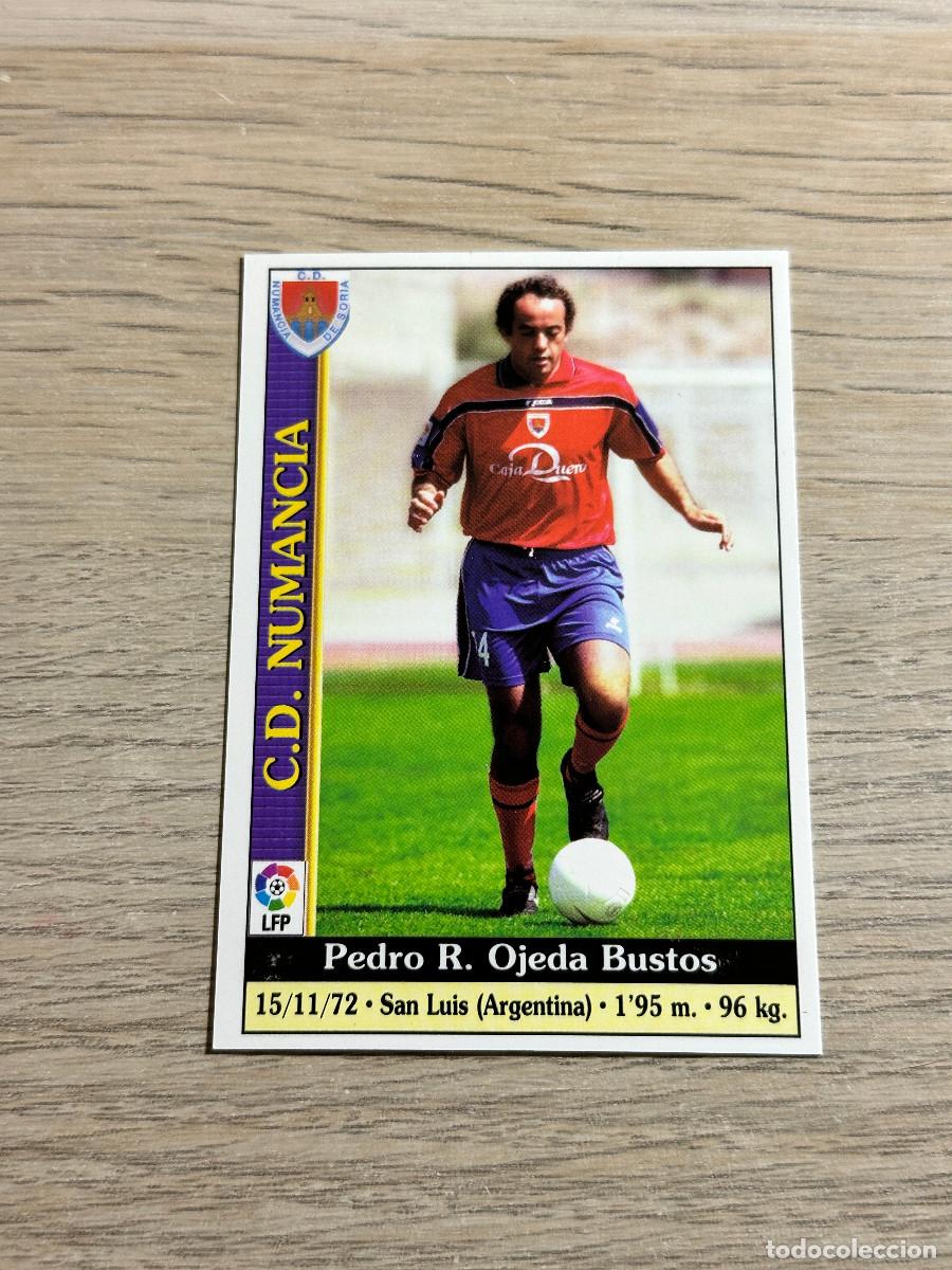 Cromos de F&uacute;tbol: OJEDA N&ordm; 561 NUMANCIA LAS FICHAS DE LA LIGA 2000 MUNDICROMO