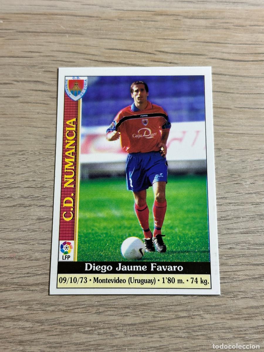 Cromos de F&uacute;tbol: JAUME N&ordm; 566 NUMANCIA LAS FICHAS DE LA LIGA 2000 MUNDICROMO
