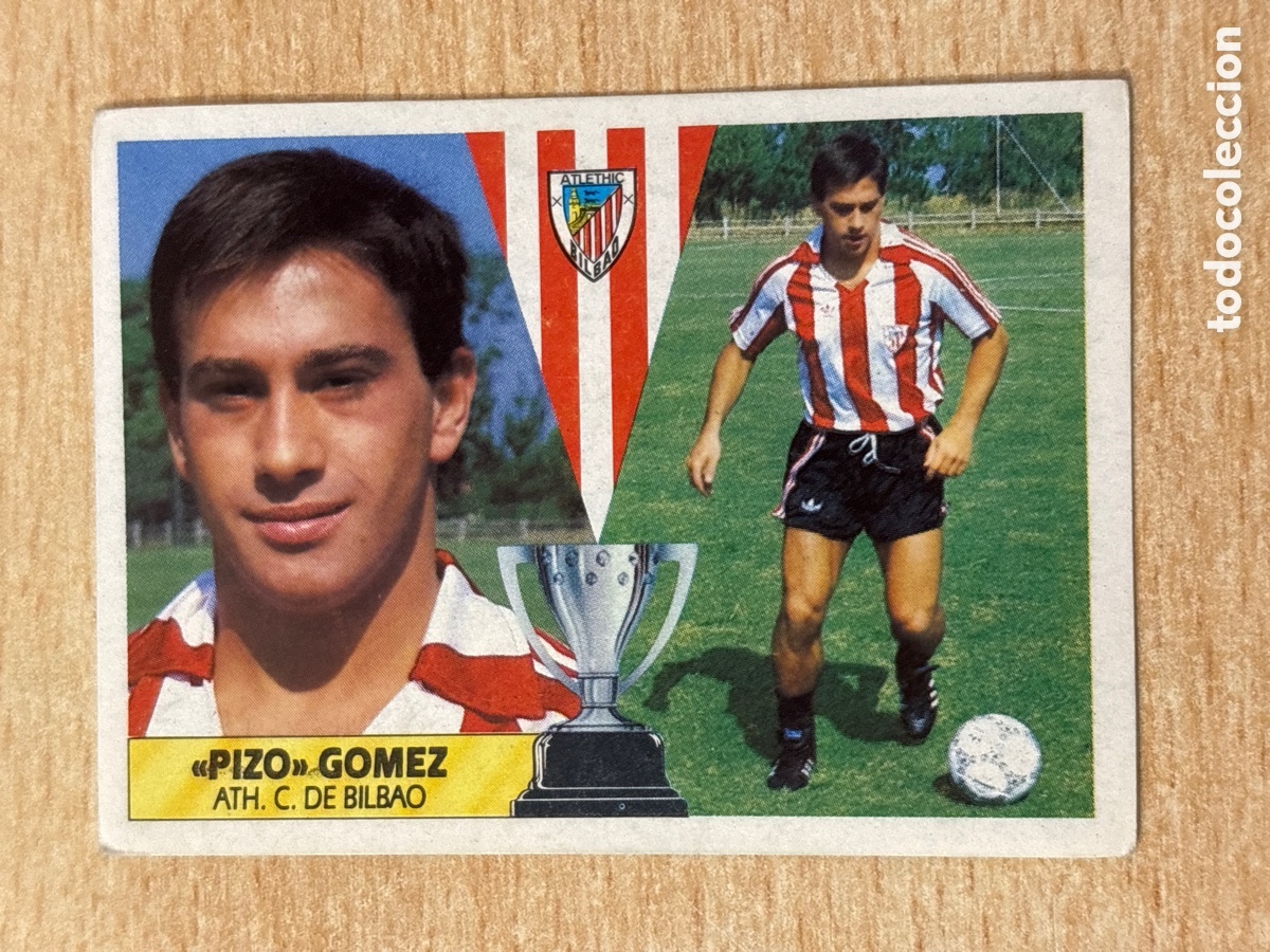 Cromos de f&uacute;tbol: Pizo G&oacute;mez Athletic Club de Bilbao Ed. Este 87 88 sin pegar Nico