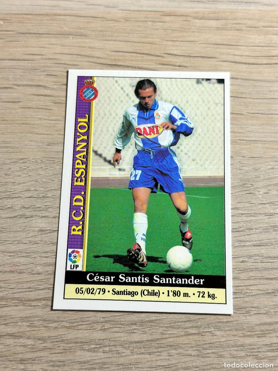 Cromos de Futebol: SANTIS N&ordm; 447 ESPANYOL LAS FICHAS DE LA LIGA 2000 MUNDICROMO