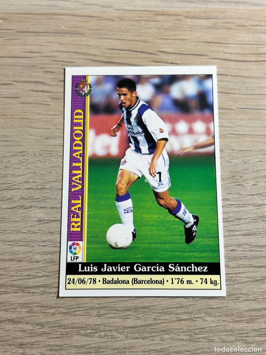 Cromos de F&uacute;tbol: LUIS GARCIA N&ordm; 516 VALLADOLID LAS FICHAS DE LA LIGA 2000 MUNDICROMO