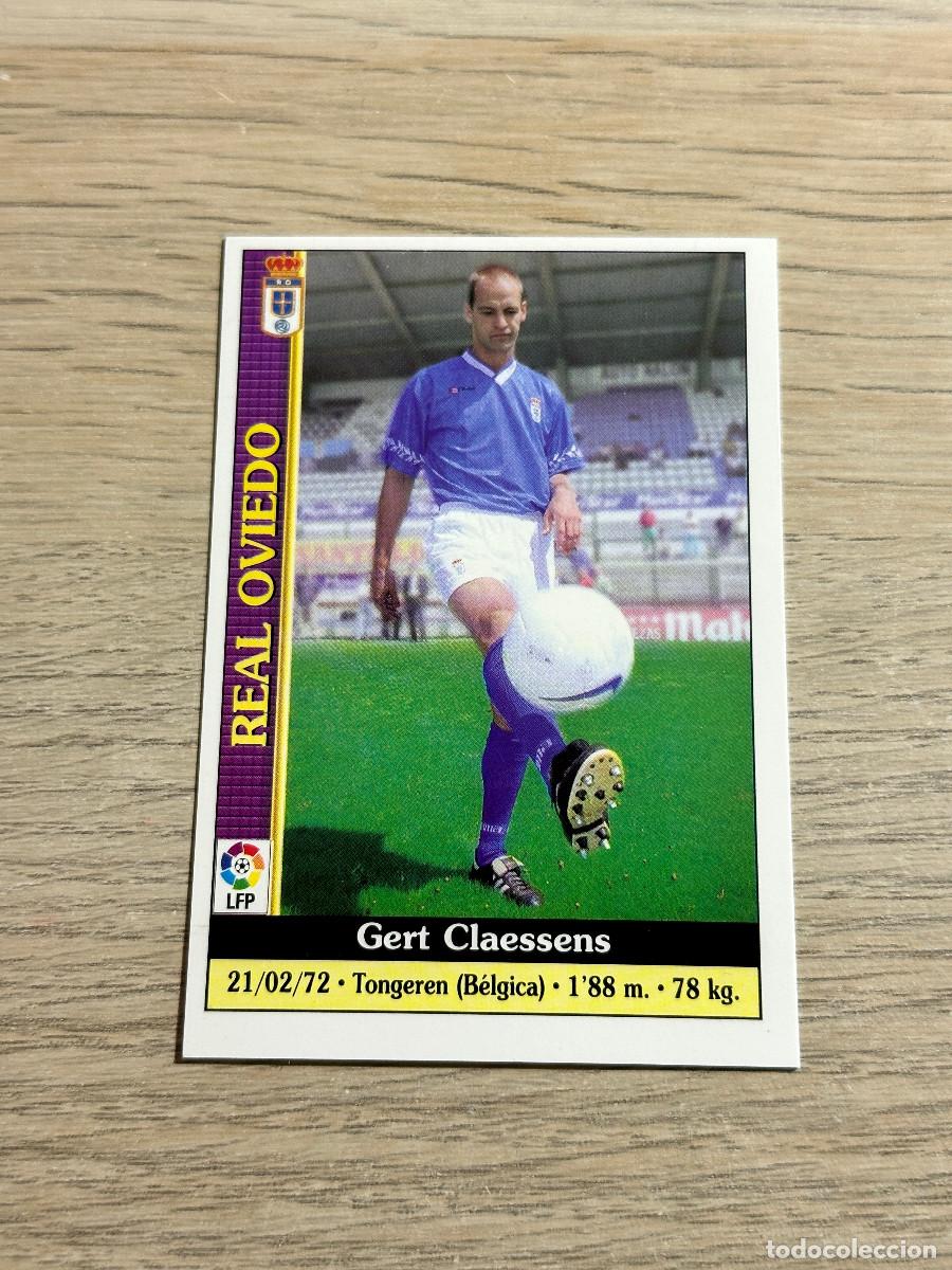 Cromos de F&uacute;tbol: CLAESSENS N&ordm; 455 OVIEDO LAS FICHAS DE LA LIGA 2000 MUNDICROMO