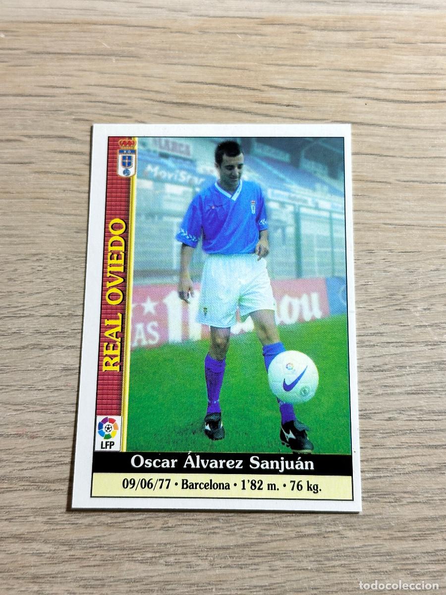 Cromos de F&uacute;tbol: OSCAR ALVAREZ N&ordm; 461 OVIEDO LAS FICHAS DE LA LIGA 2000 MUNDICROMO