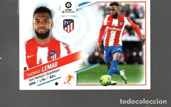 Cromos de F&uacute;tbol: CROMO DE LIGA 2022/23 EDITO ESTE Y PANINI DE ATL&Eacute;TICO DE MADRID THOMAS LEMAR N&ordm; 16
