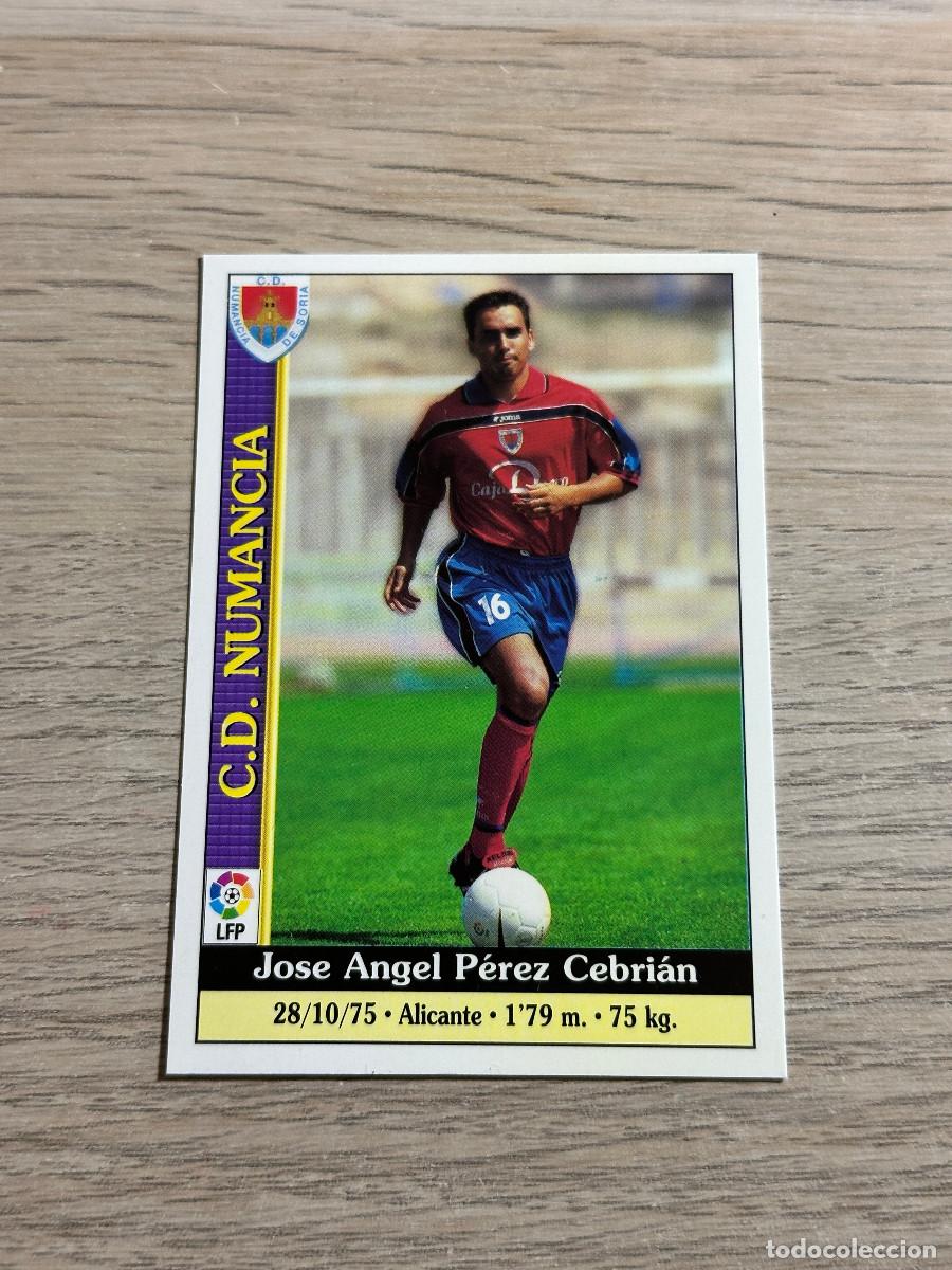 Cromos de F&uacute;tbol: PEPIN N&ordm; 484 NUMANCIA LAS FICHAS DE LA LIGA 2000 MUNDICROMO