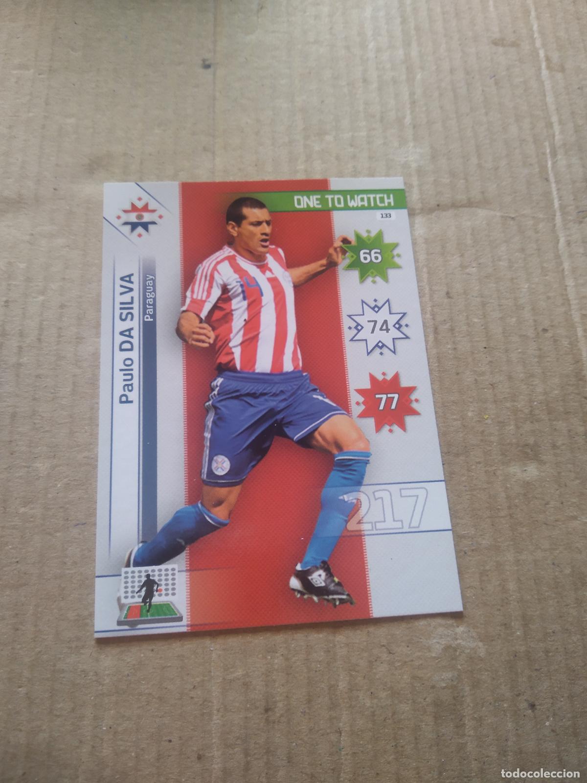 Cromos de F&uacute;tbol: 133 PAULO DA SILVA PARAGUAY CROMO FUTBOL PANINI COPA AMERICA 2015 ADRENALYN