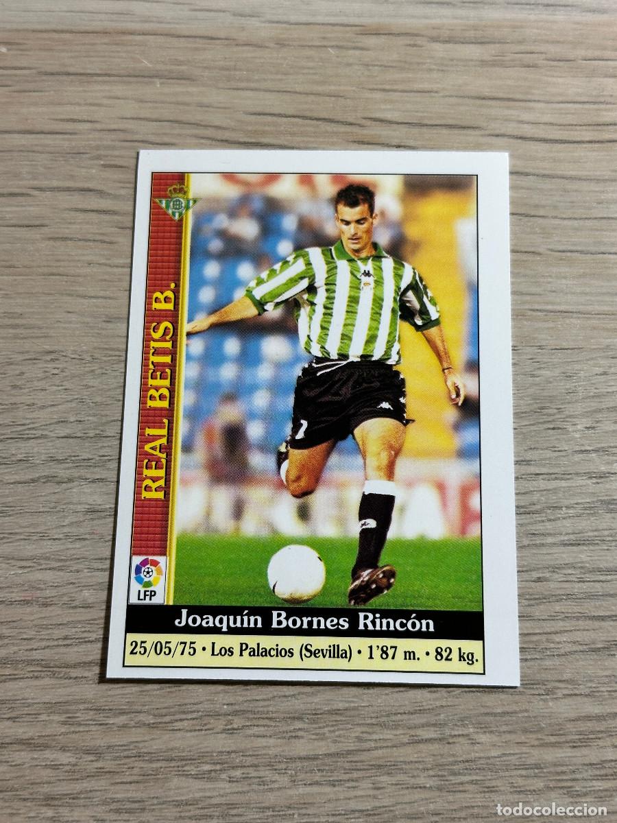 Cromos de F&uacute;tbol: BORNES N&ordm; 531 BETIS LAS FICHAS DE LA LIGA 2000 MUNDICROMO