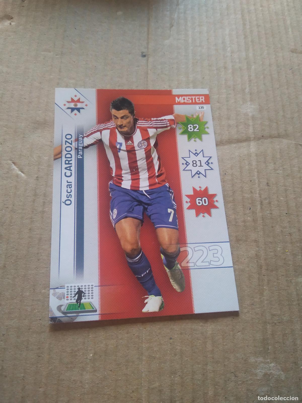 Cromos de F&uacute;tbol: 135 OSCAR CARDOZO PARAGUAY CROMO FUTBOL PANINI COPA AMERICA 2015 ADRENALYN