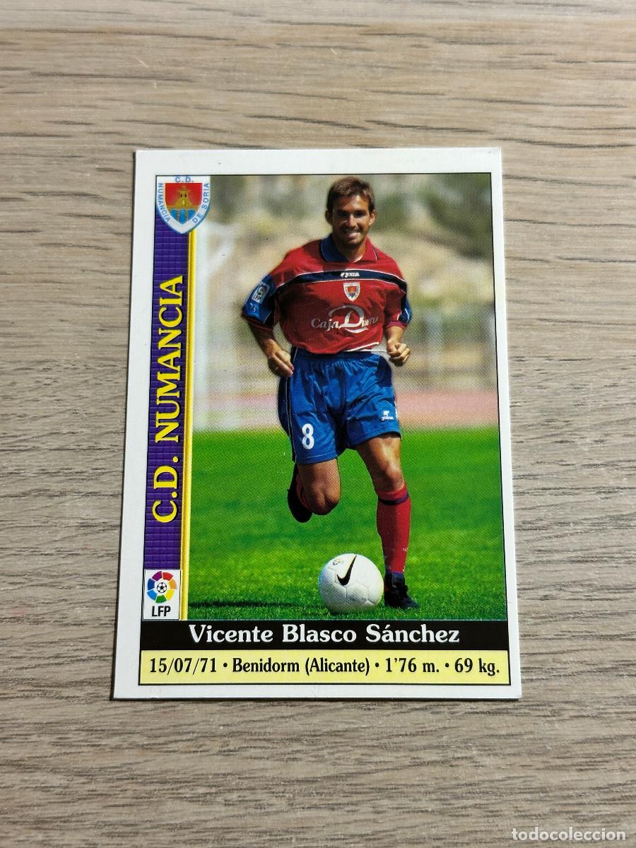 Cromos de F&uacute;tbol: TITO N&ordm; 315 NUMANCIA LAS FICHAS DE LA LIGA 2000 MUNDICROMO