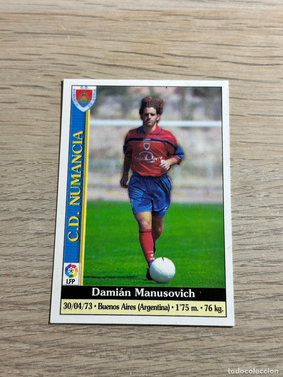 Cromos de F&uacute;tbol: MANUSOVICH N&ordm; 321 NUMANCIA LAS FICHAS DE LA LIGA 2000 MUNDICROMO