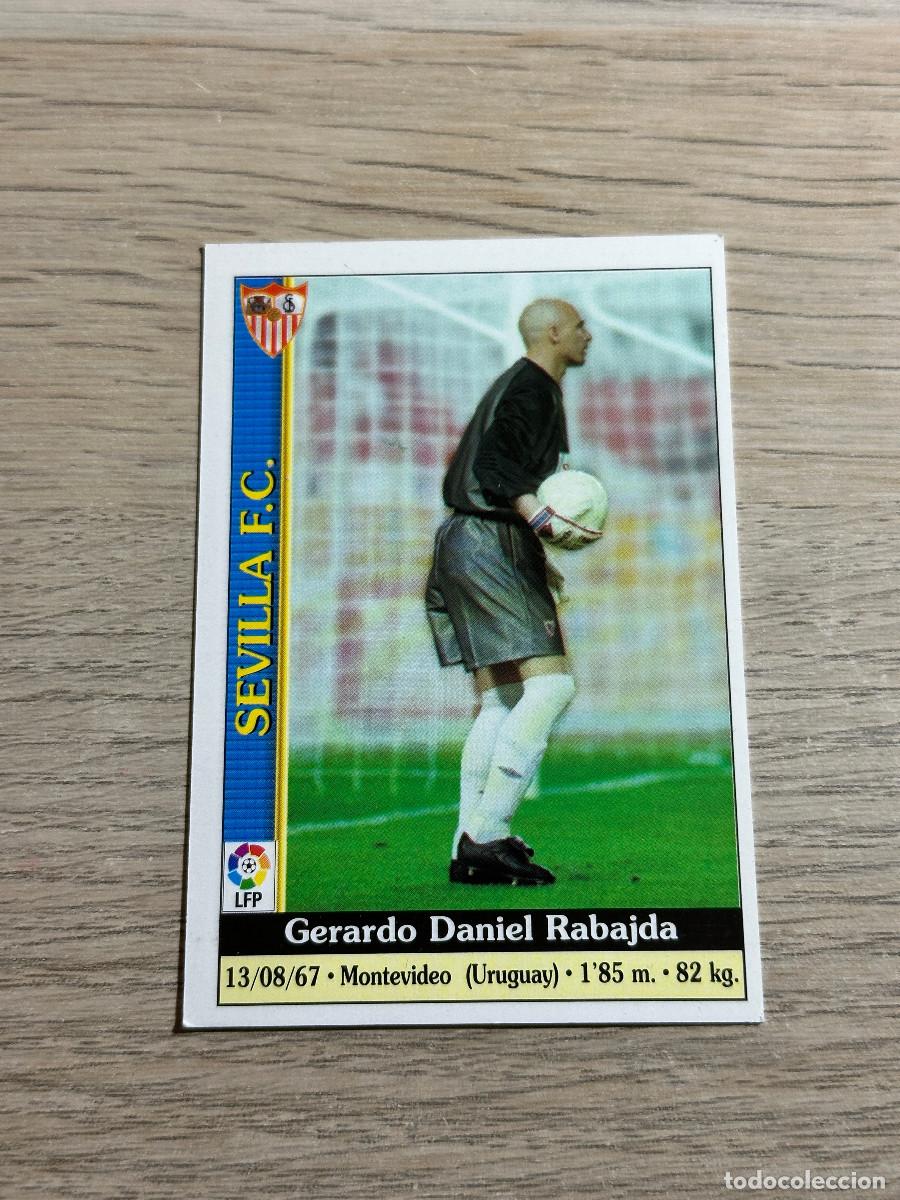 Cromos de F&uacute;tbol: RABAJDA N&ordm; 327 SEVILLA LAS FICHAS DE LA LIGA 2000 MUNDICROMO