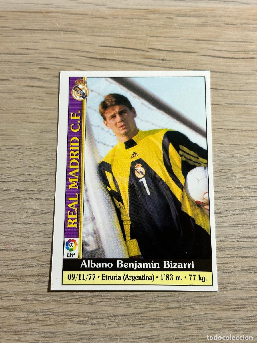 Cromos de F&uacute;tbol: BIZARRI N&ordm; 22 REAL MADRID LAS FICHAS DE LA LIGA 2000 MUNDICROMO