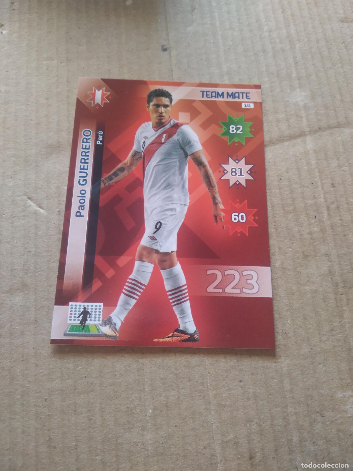 Cromos de F&uacute;tbol: 141 PAOLO GUERRERO PERU CROMO FUTBOL PANINI COPA AMERICA 2015 ADRENALYN