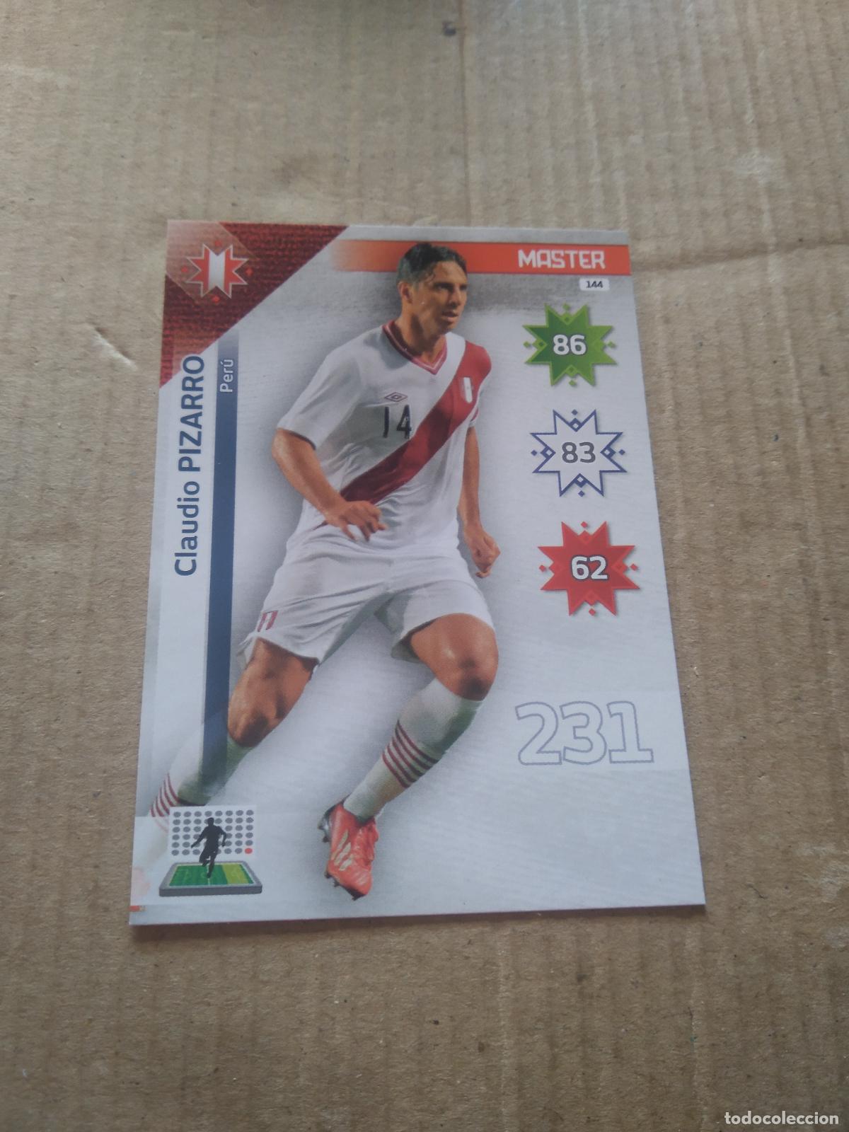 Football Stickers: 144 CLAUDIO PIZARRO PERU CROMO FUTBOL PANINI COPA AMERICA 2015 ADRENALYN