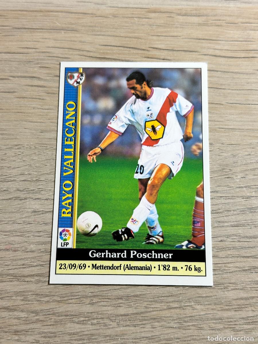 Cromos de F&uacute;tbol: POSCHNER N&ordm; 357 RAYO LAS FICHAS DE LA LIGA 2000 MUNDICROMO