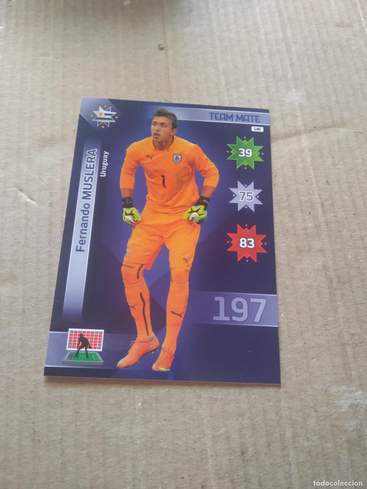 Cromos de F&uacute;tbol: 146 FERNANDO MUSLERA URUGUAY CROMO FUTBOL PANINI COPA AMERICA 2015 ADRENALYN