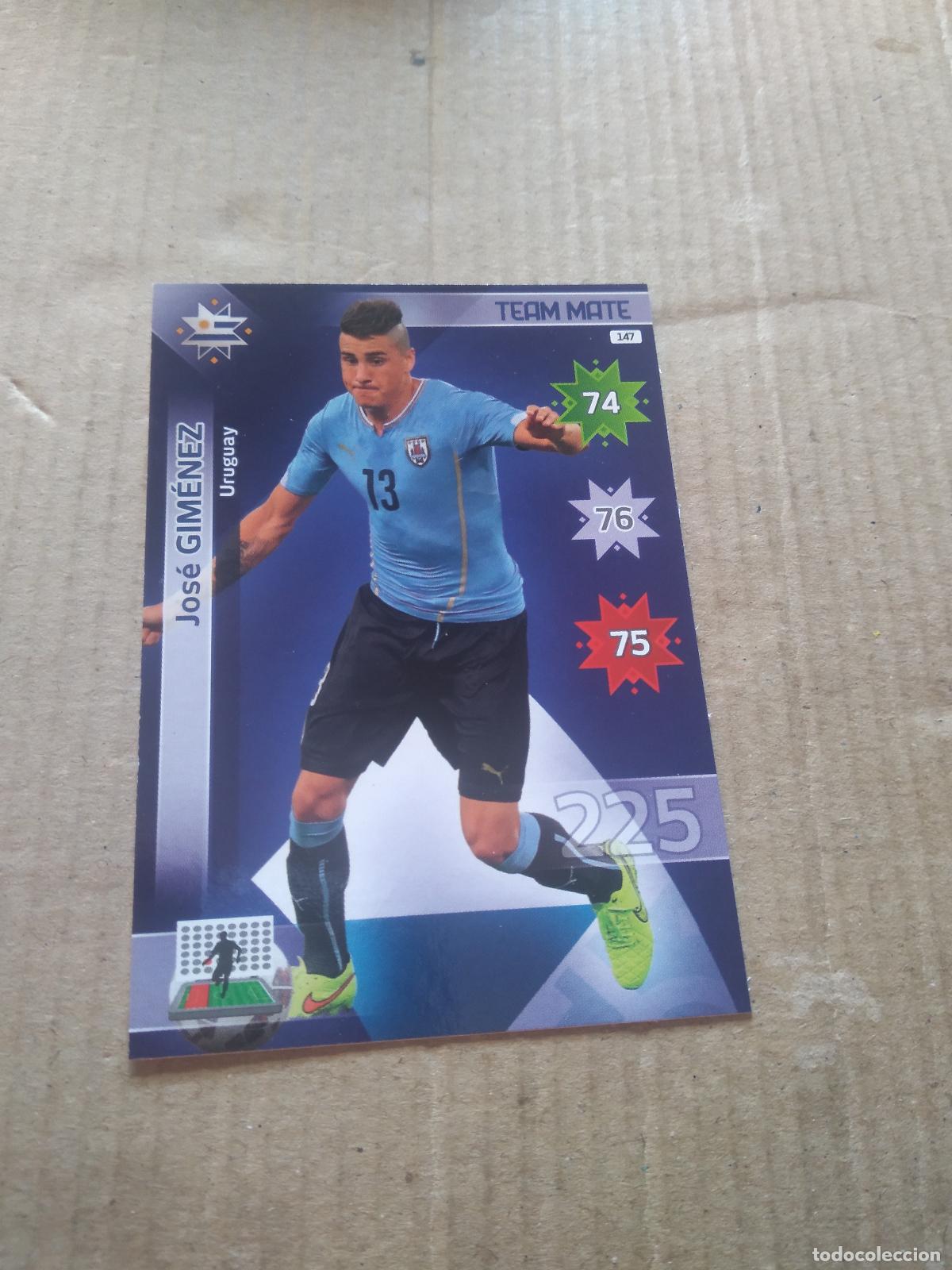 Cromos de F&uacute;tbol: 147 JOSE MARIA GIMENEZ URUGUAY CROMO FUTBOL PANINI COPA AMERICA 2015 ADRENALYN