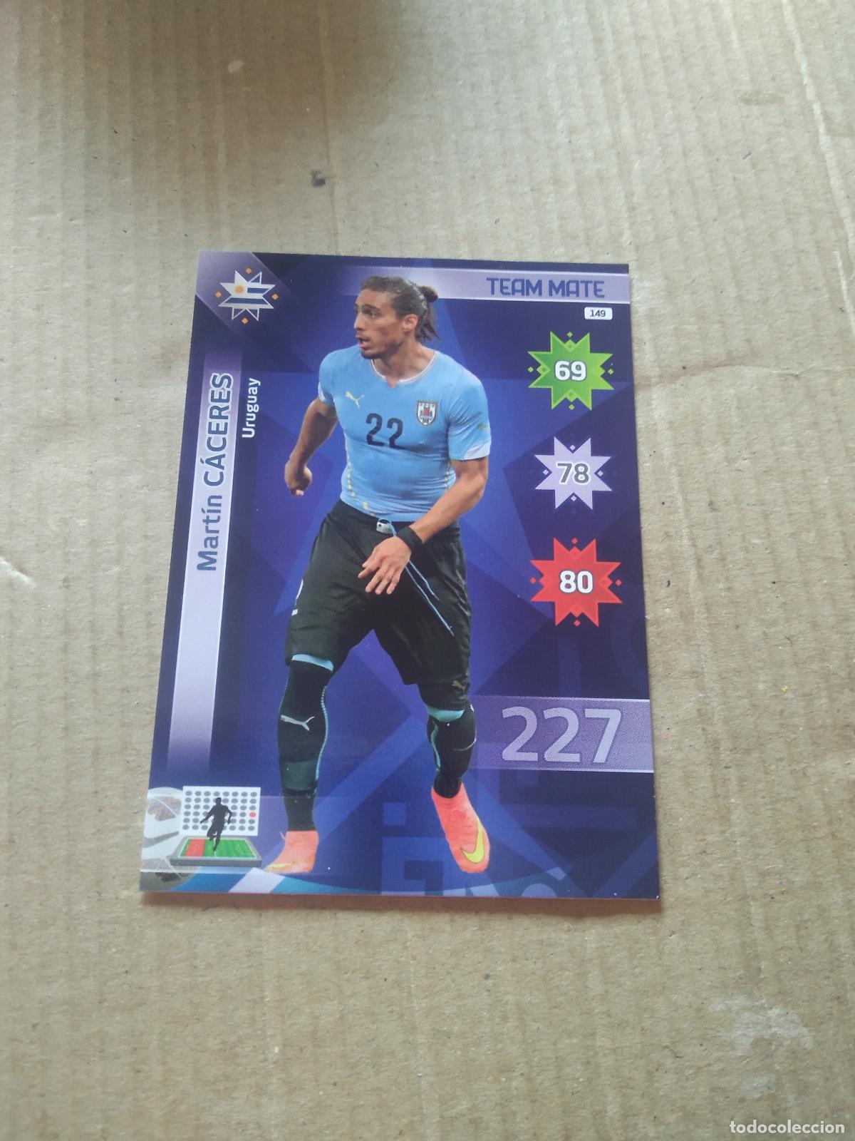 Cromos de F&uacute;tbol: 149 MARTIN CACERES URUGUAY CROMO FUTBOL PANINI COPA AMERICA 2015 ADRENALYN