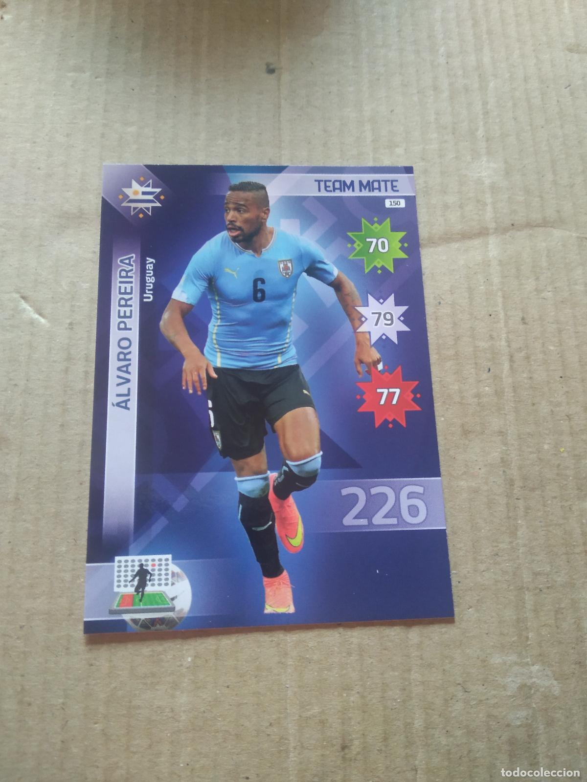 Cromos de F&uacute;tbol: 150 ALVARO PEREIRA URUGUAY CROMO FUTBOL PANINI COPA AMERICA 2015 ADRENALYN