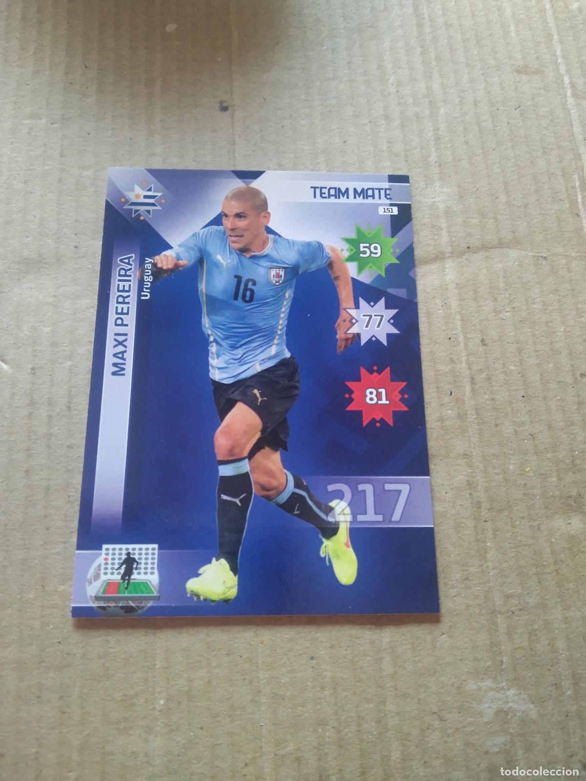 Cromos de F&uacute;tbol: 151 MAXI PEREIRA URUGUAY CROMO FUTBOL PANINI COPA AMERICA 2015 ADRENALYN