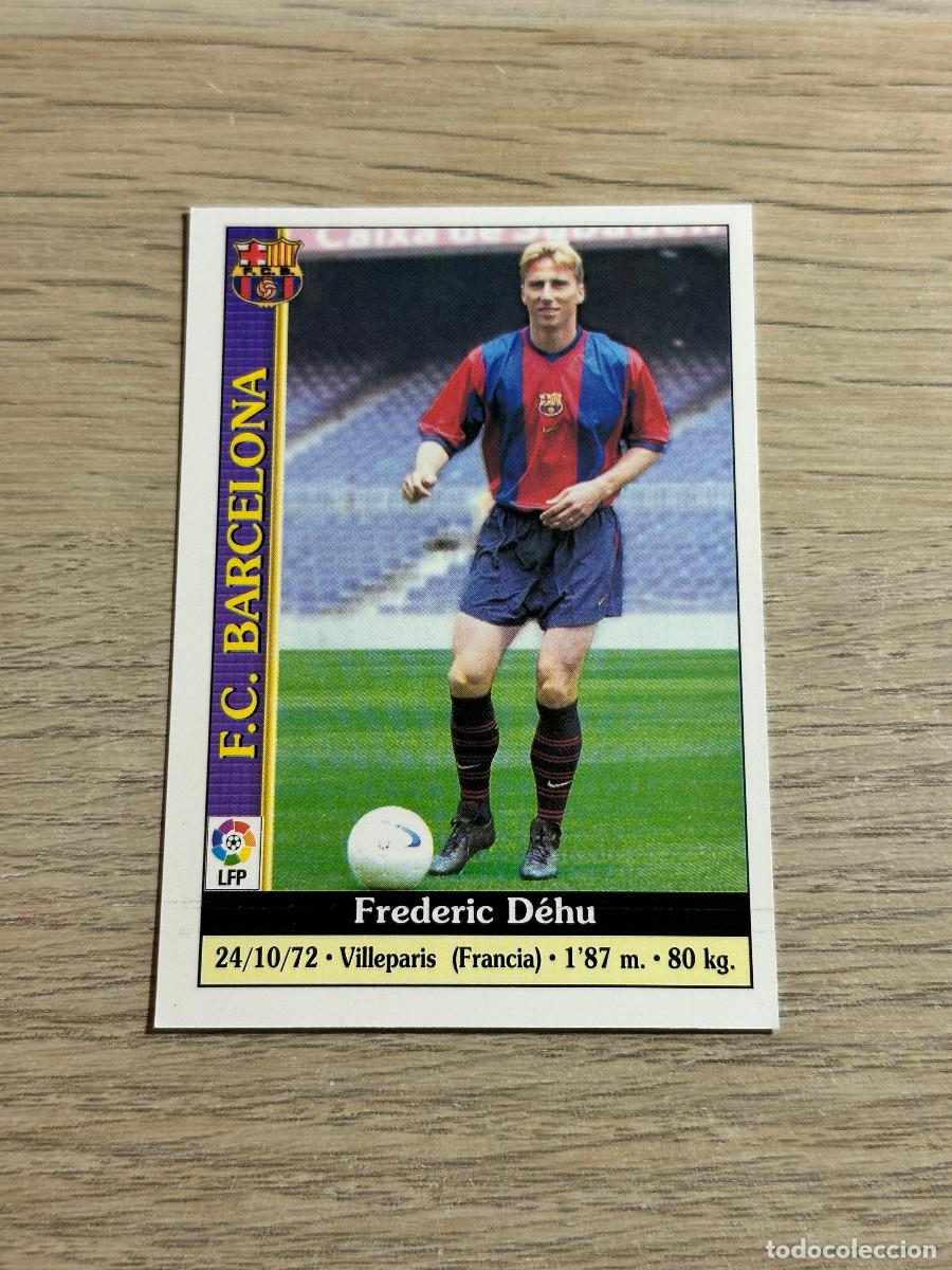 Cromos de F&uacute;tbol: DEHU N&ordm; 444 FC BARCELONA LAS FICHAS DE LA LIGA 2000 MUNDICROMO
