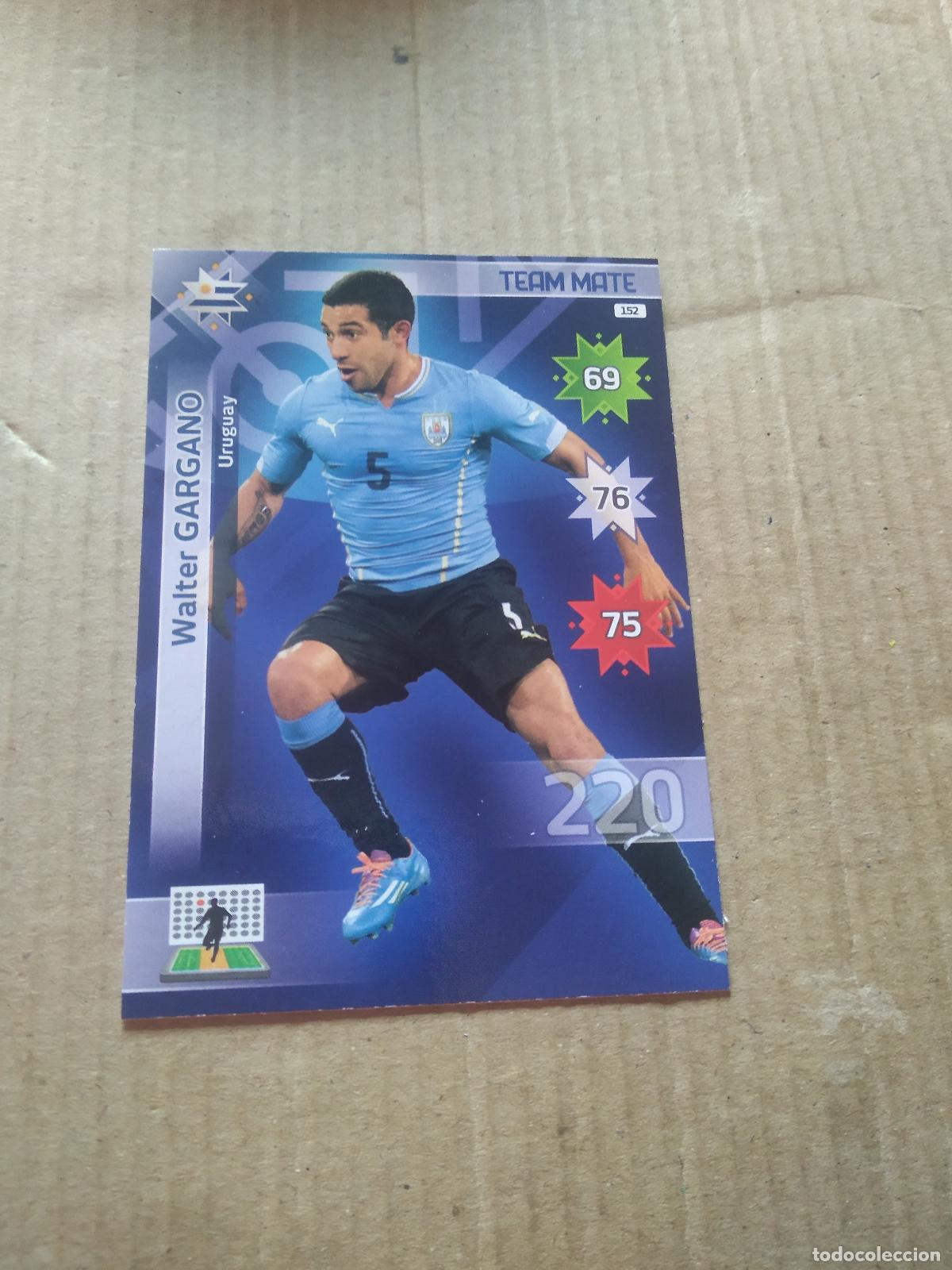 Cromos de F&uacute;tbol: 152 WALTER GARGANO URUGUAY CROMO FUTBOL PANINI COPA AMERICA 2015 ADRENALYN