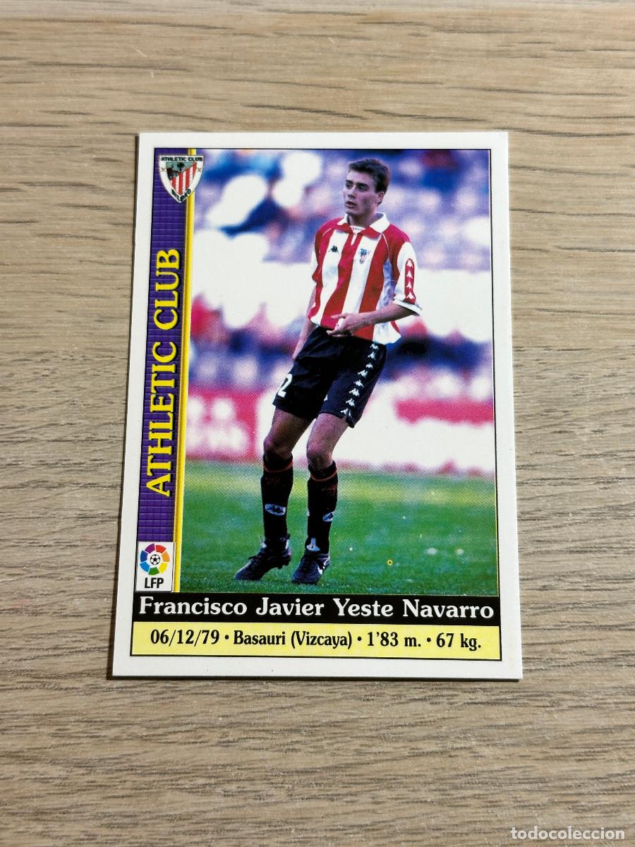 Cromos de F&uacute;tbol: YESTE N&ordm; 449 ATHLETIC CLUB LAS FICHAS DE LA LIGA 2000 MUNDICROMO