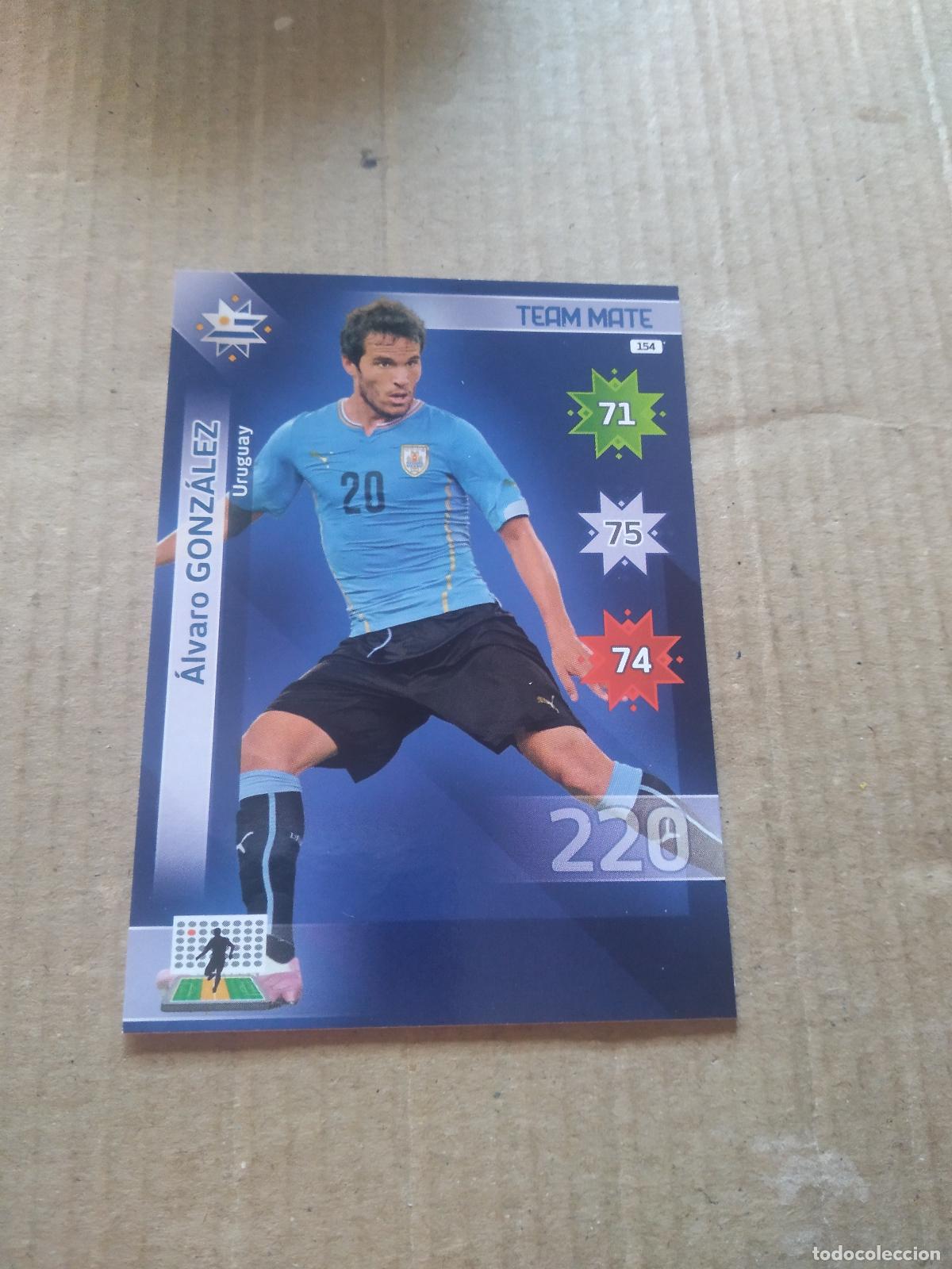 Cromos de F&uacute;tbol: 154 ALVARO GONZALEZ URUGUAY CROMO FUTBOL PANINI COPA AMERICA 2015 ADRENALYN