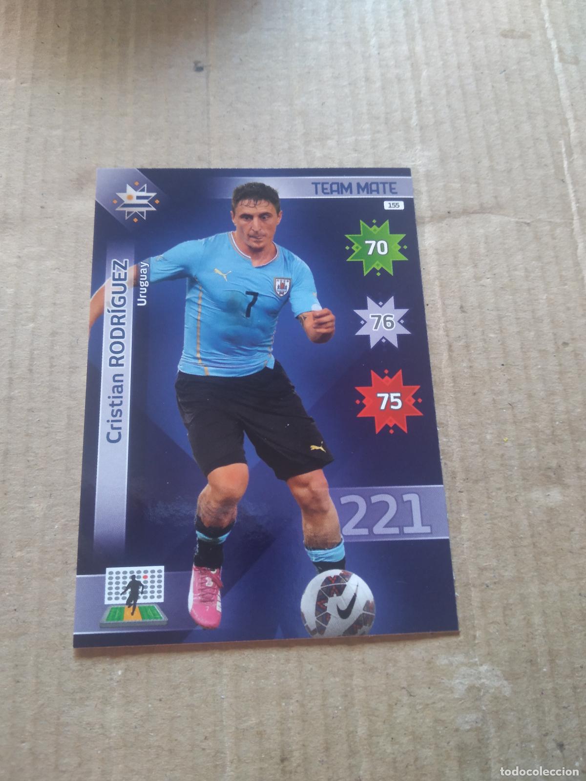 Cromos de F&uacute;tbol: 155 CRISTIAN RODRIGUEZ URUGUAY CROMO FUTBOL PANINI COPA AMERICA 2015 ADRENALYN