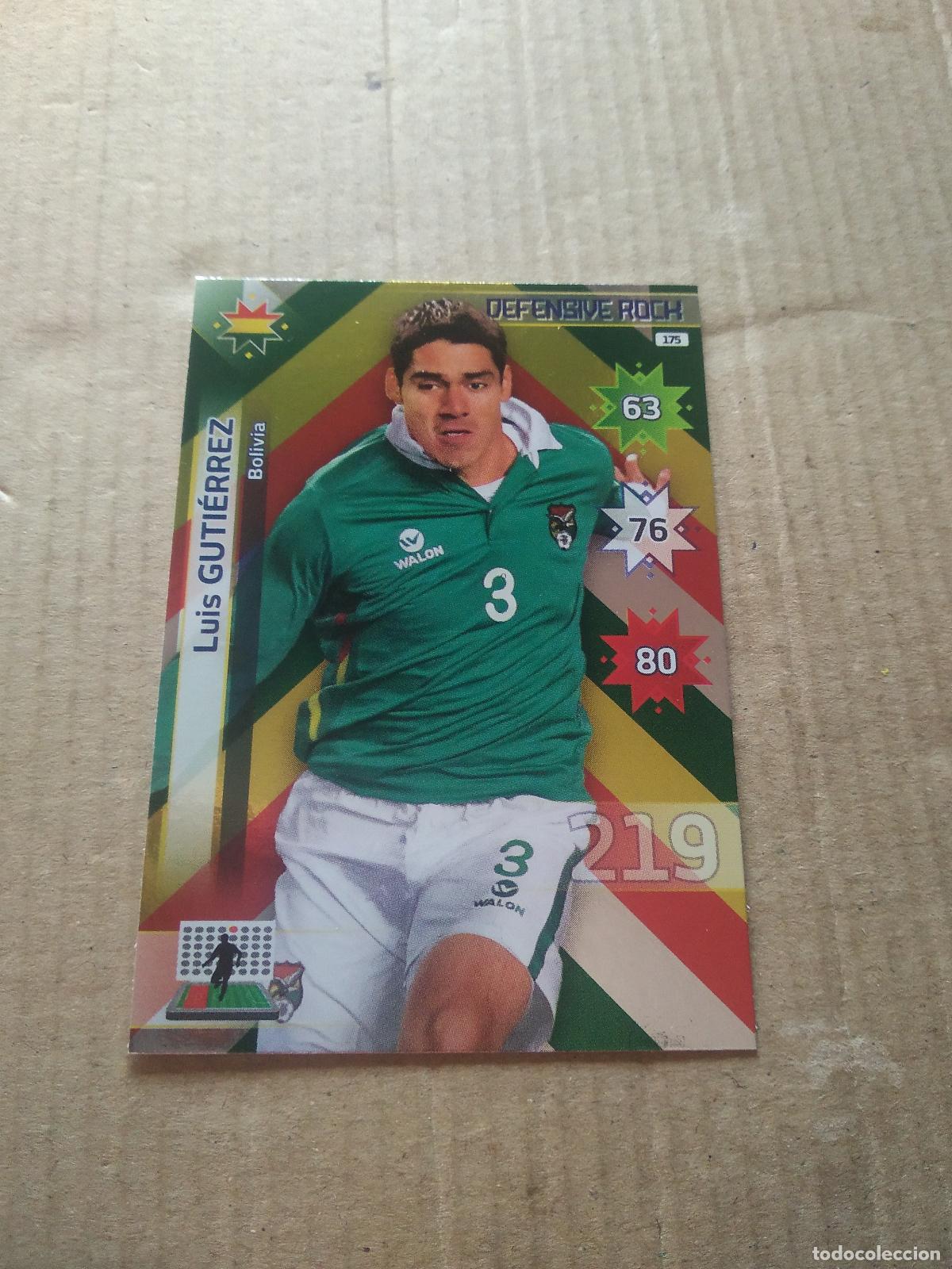Cromos de F&uacute;tbol: 175 LUIS GUTIERREZ BOLIVIA CROMO FUTBOL PANINI COPA AMERICA 2015 ADRENALYN