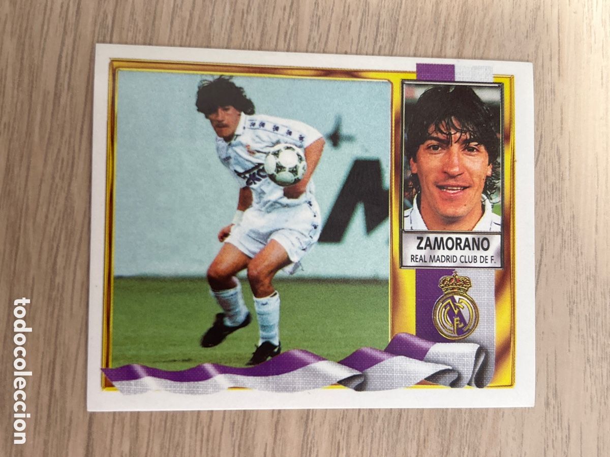 Cromos de f&uacute;tbol: ZAMORANO REAL MADRID LIGA ESTE 1995 96 95 96 NUNCA PEGADO SIN PEGAR