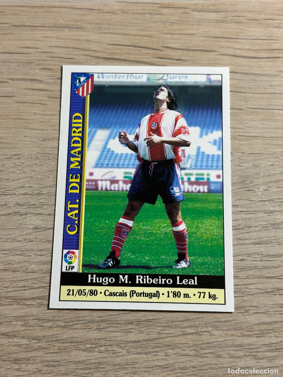 Cromos de F&uacute;tbol: HUGO LEAL N&ordm; 468 ATLETICO DE MADRID LAS FICHAS DE LA LIGA 2000 MUNDICROMO