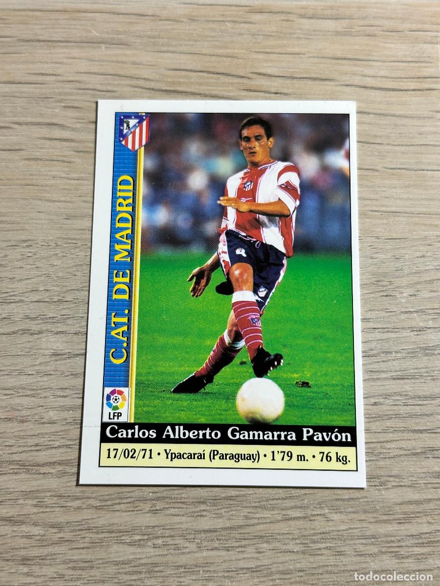 Cromos de F&uacute;tbol: GAMARRA N&ordm; 514 ATLETICO DE MADRID LAS FICHAS DE LA LIGA 2000 MUNDICROMO