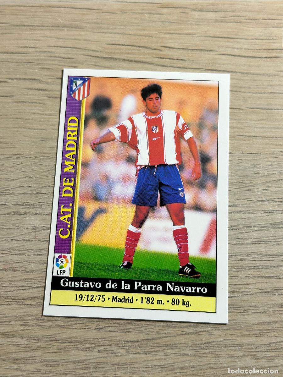 Cromos de F&uacute;tbol: GUSTAVO N&ordm; 488 ATLETICO DE MADRID LAS FICHAS DE LA LIGA 2000 MUNDICROMO