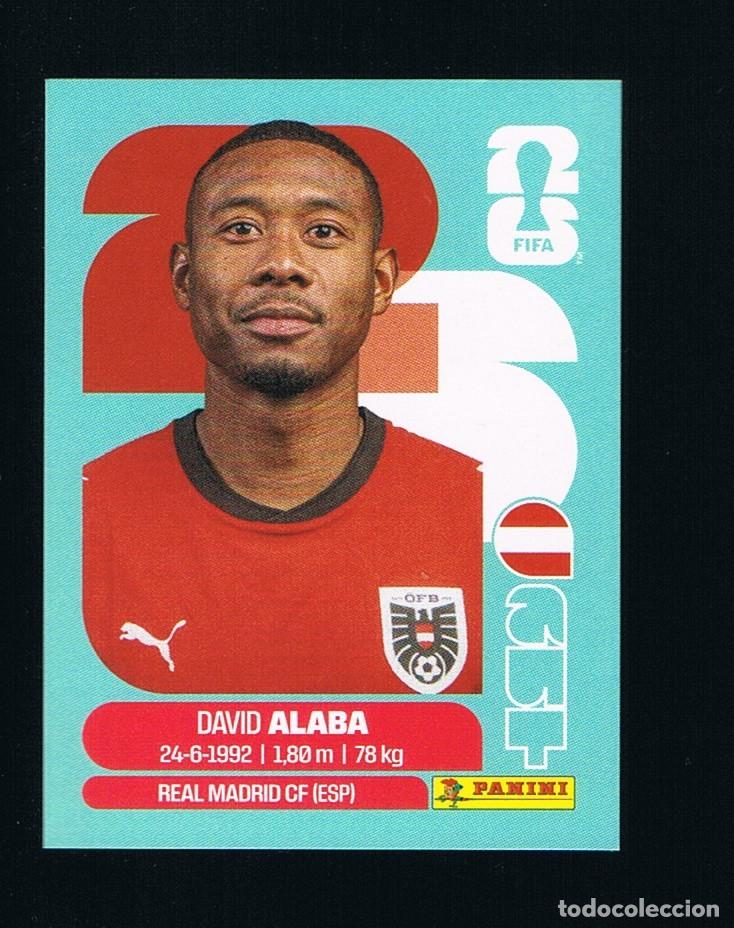 Cromos de F&uacute;tbol: STICKER FIFA WORLD CUP 2026 AUSTRIA N&ordm; 4 DAVID ALABA
