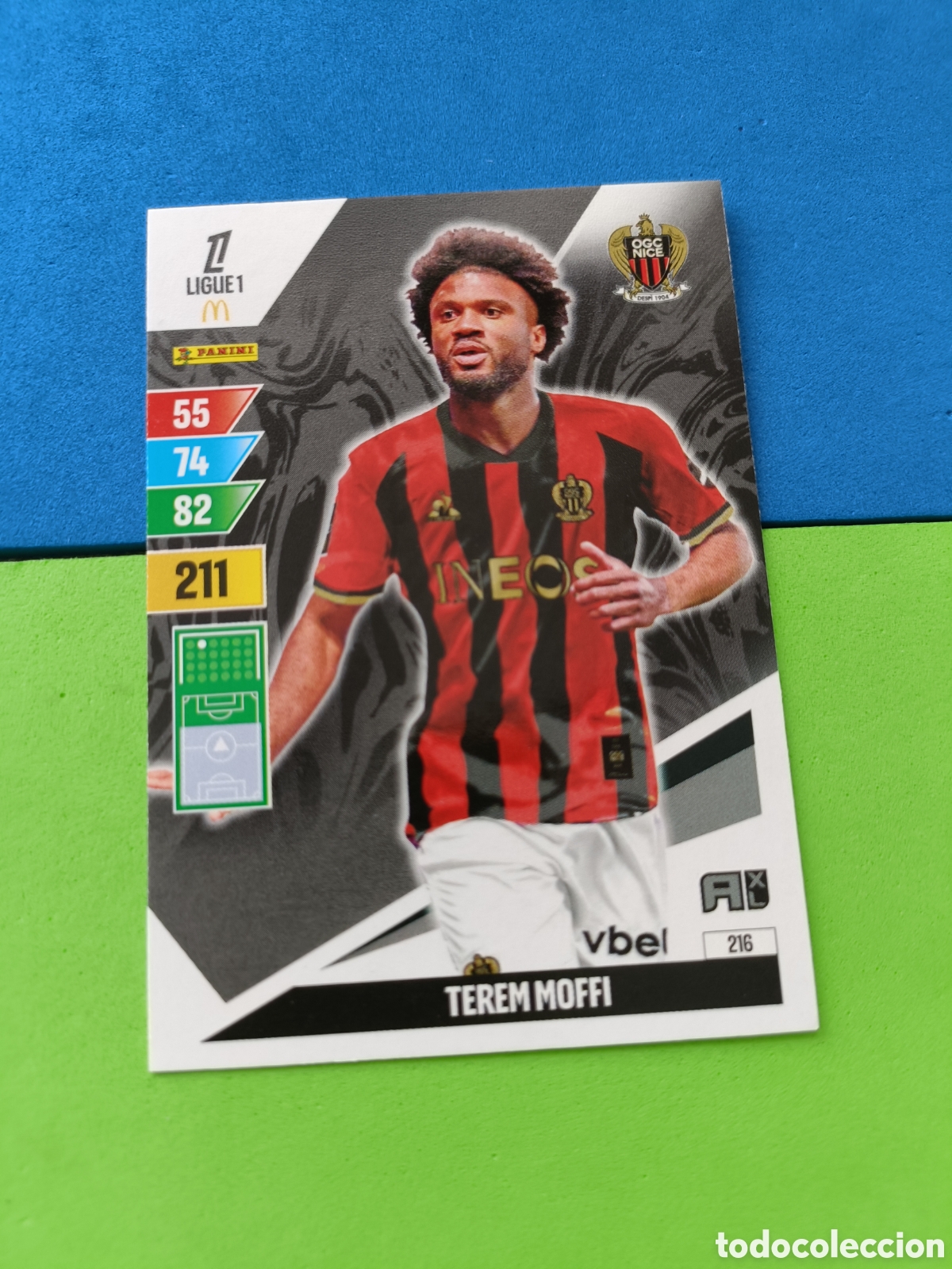 Cromos de F&uacute;tbol: LIGUE 1 FRANCIA FRANCE ADRENALYN XL 24 25 2024 2025 - 216 Moffi