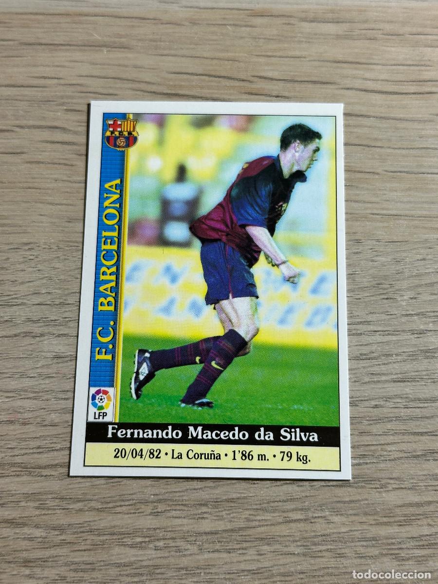 Cromos de F&uacute;tbol: NANO N&ordm; 524 FC BARCELONA LAS FICHAS DE LA LIGA 2000 MUNDICROMO