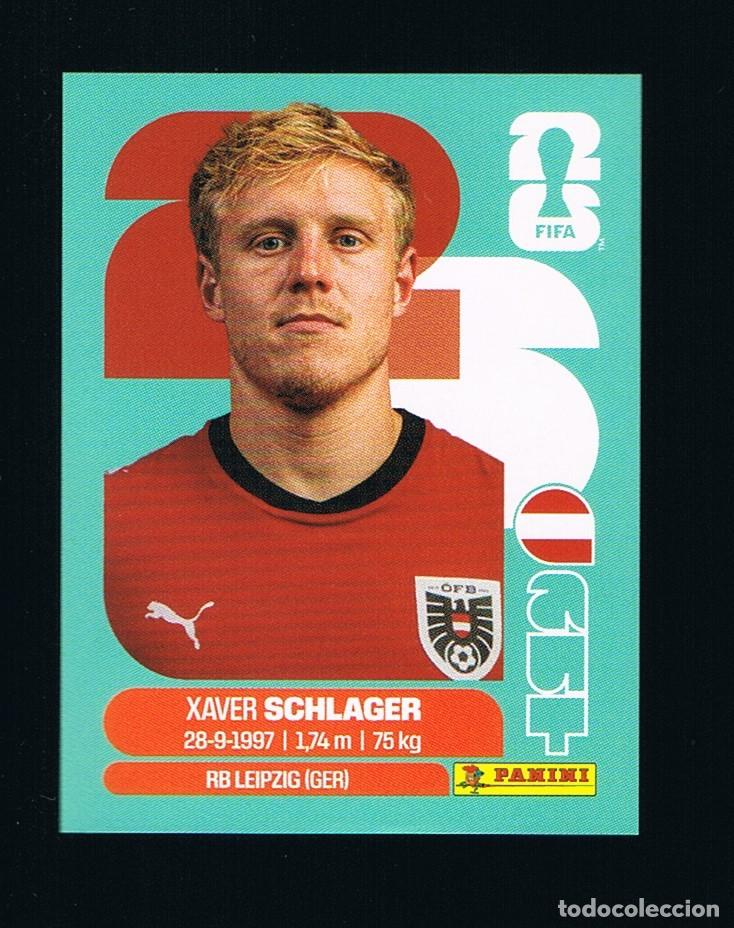 Cromos de F&uacute;tbol: STICKER FIFA WORLD CUP 2026 AUSTRIA N&ordm; 10 XAVIER SCHLAGER
