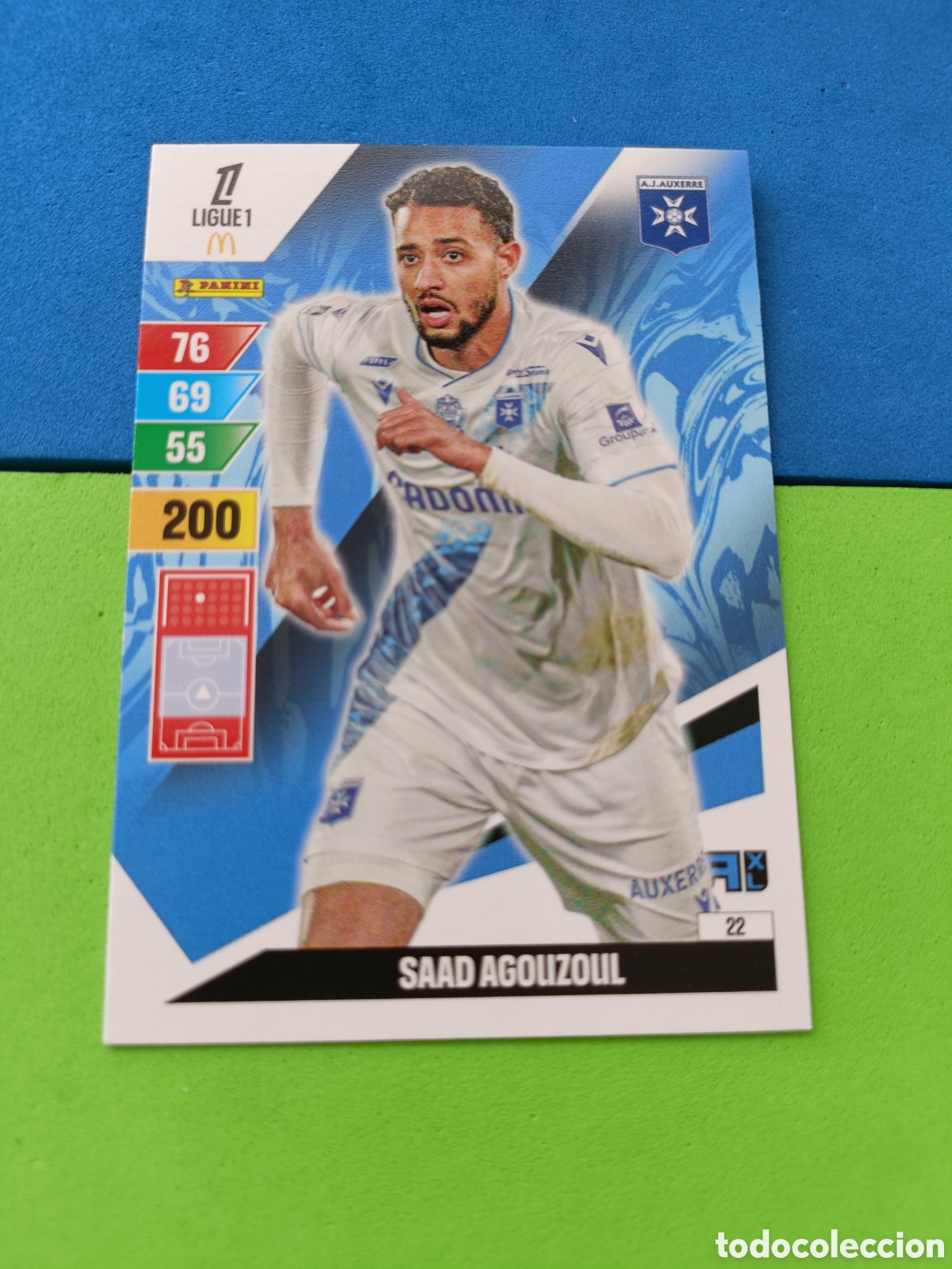 Cromos de F&uacute;tbol: LIGUE 1 FRANCIA FRANCE ADRENALYN XL 24 25 2024 2025 - 22 Saad Agouzoul