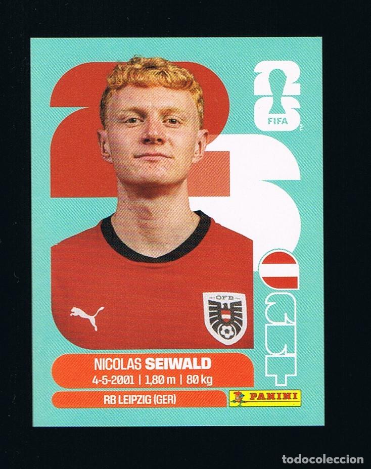 Cromos de F&uacute;tbol: STICKER FIFA WORLD CUP 2026 AUSTRIA N&ordm; 15 NICOLAS SEIWALD